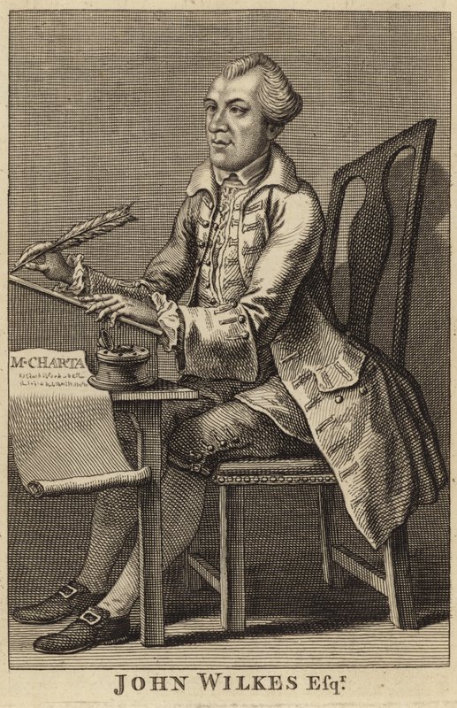 Portrait de John Wilkes - English School
