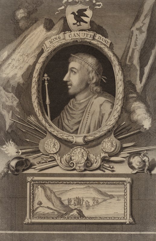 Portrait du Roi Canute - English School