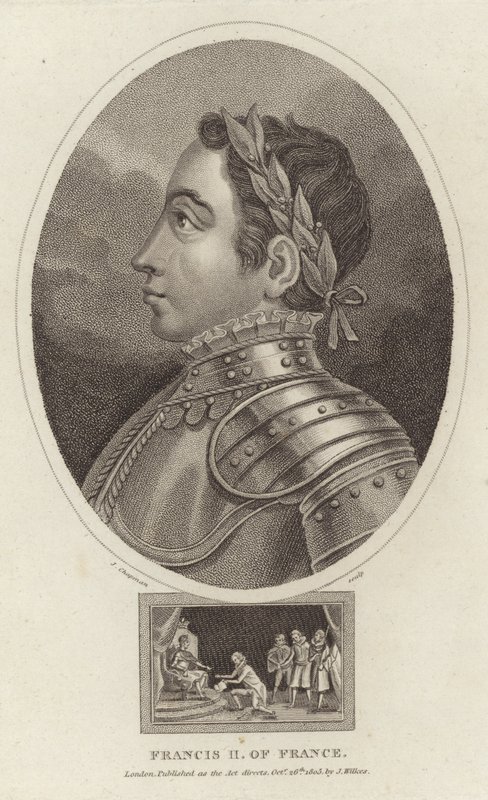 Portrait du roi François II de France - English School