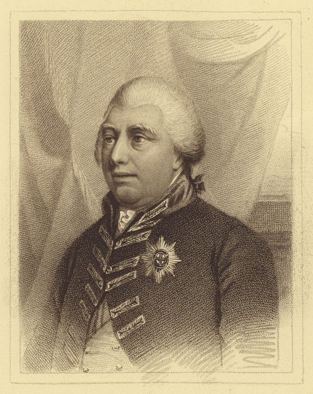 Portrait du roi George III - English School