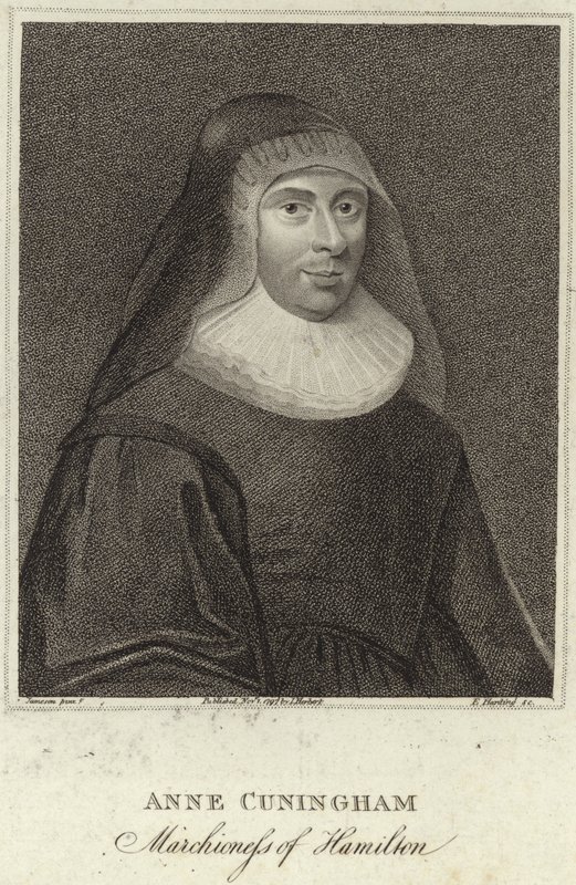 Portrait de Lady Ann Cunningham, Marquise de Hamilton - English School