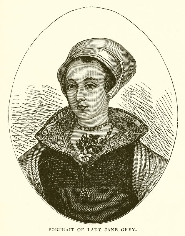 Portrait de Lady Jane Grey - English School