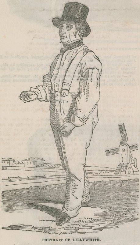 Portrait de Lillywhite - English School