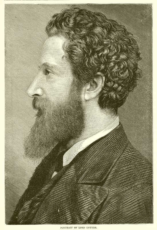 Portrait de Lord Lytton - English School