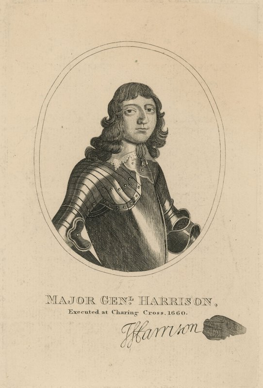 Portrait du major général Thomas Harrison - English School