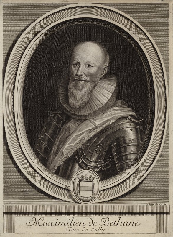 Portrait de Maximilien de Béthune, duc de Sully - English School