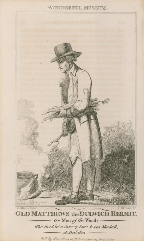 Portrait de Old Matthews - English School