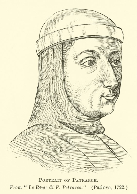 Portrait de Pétrarque - English School