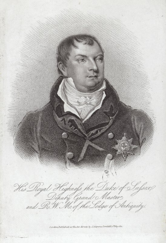 Portrait du Prince Augustus Frederick, Duc de Sussex - English School