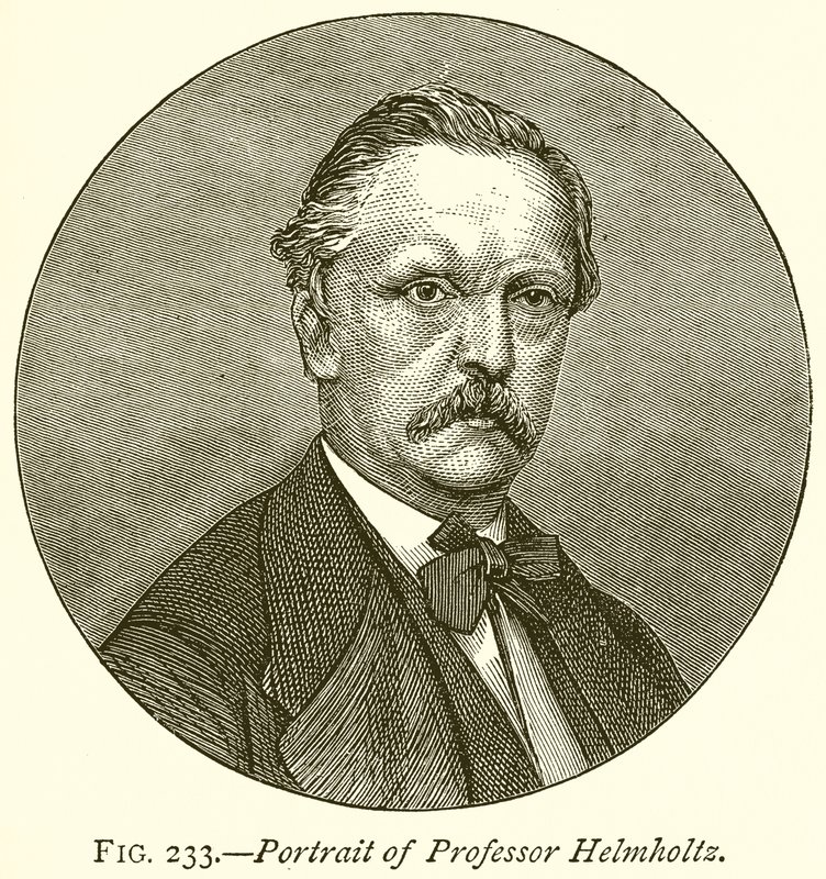 Portrait du professeur Helmholtz - English School
