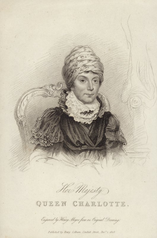 Portrait de la Reine Charlotte - English School