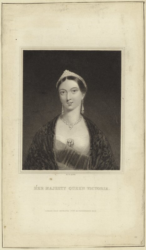 Portrait de la reine Victoria - English School