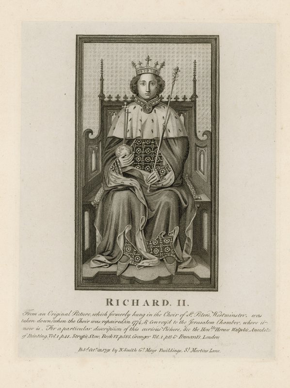 Portrait de Richard II - English School