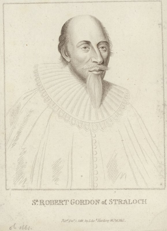 Portrait de Robert Gordon de Straloch - English School
