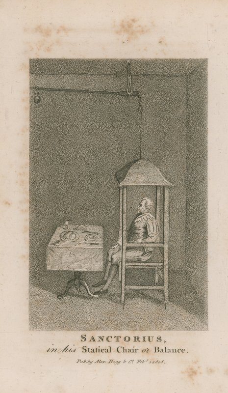 Portrait de Sanctorius - English School