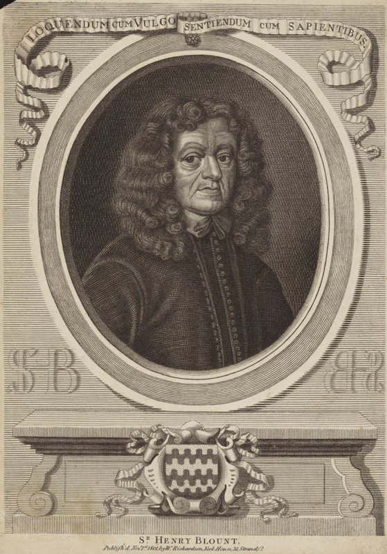 Portrait de Sir Henry Blount - English School
