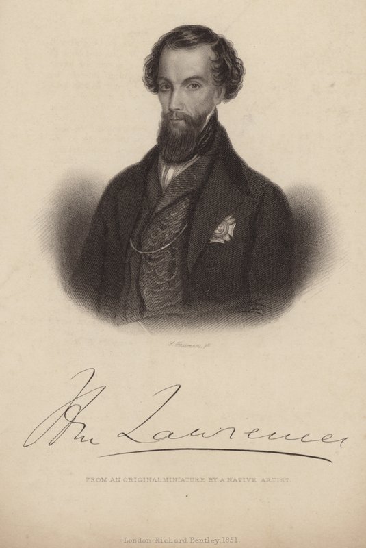 Portrait de Sir Henry Lawrence - English School