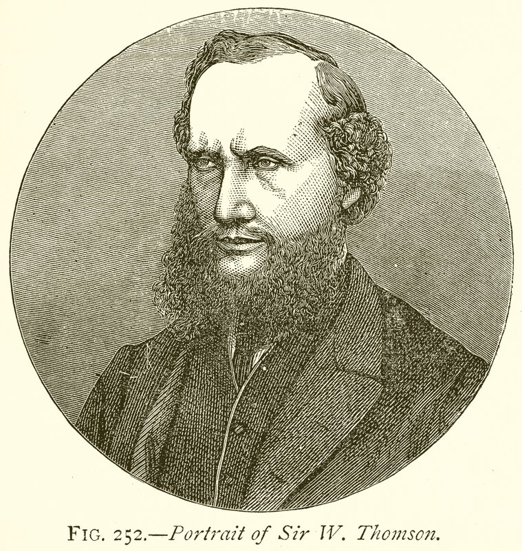 Portrait de Sir W. Thomson - English School