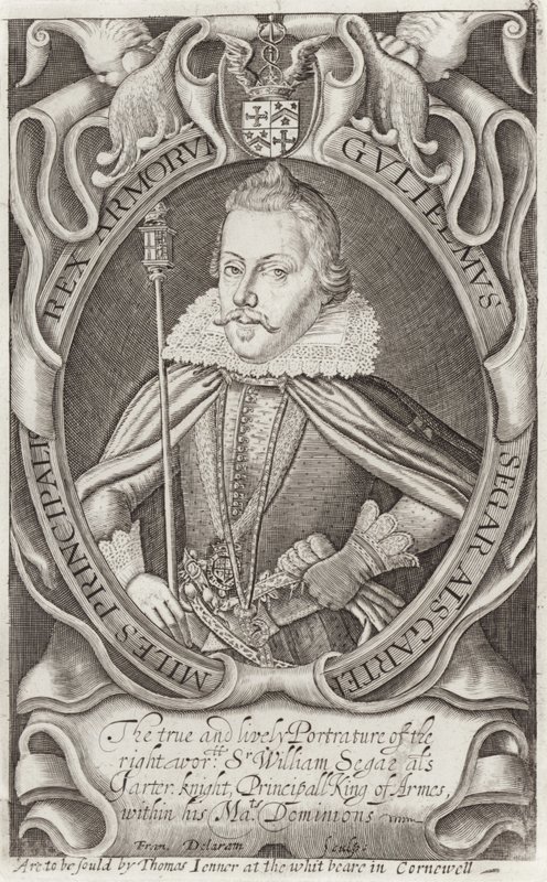 Portrait de Sir William Segar - English School