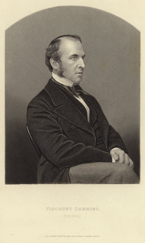 Portrait du vicomte Canning - English School
