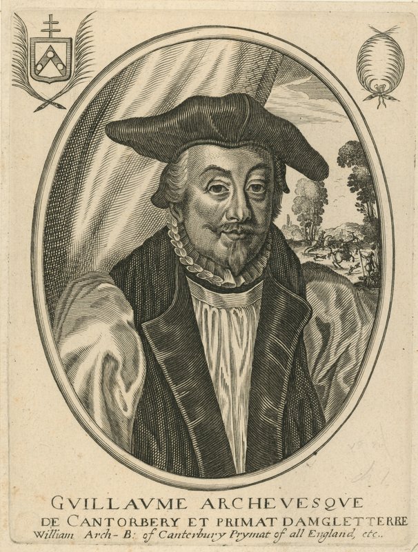 Portrait de William Laud - English School