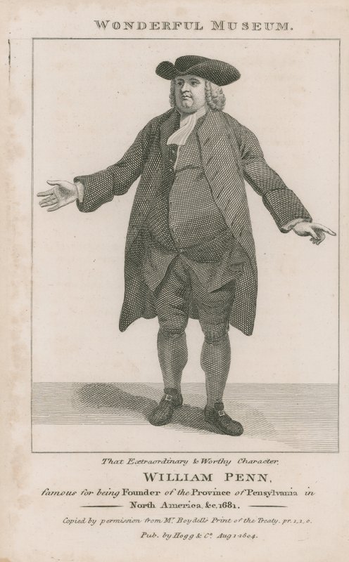 Portrait de William Penn - English School