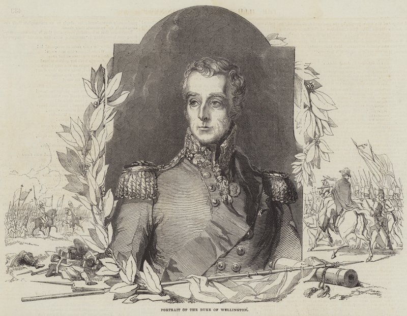 Portrait du duc de Wellington - English School