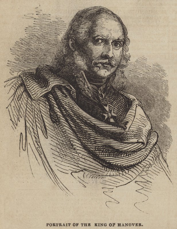 Portrait du roi de Hanovre - English School