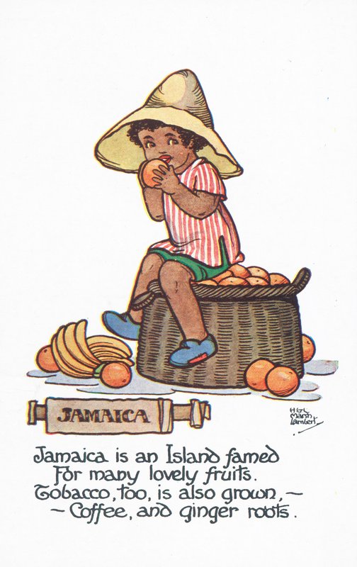 Carte postale de la Jamaïque - English School