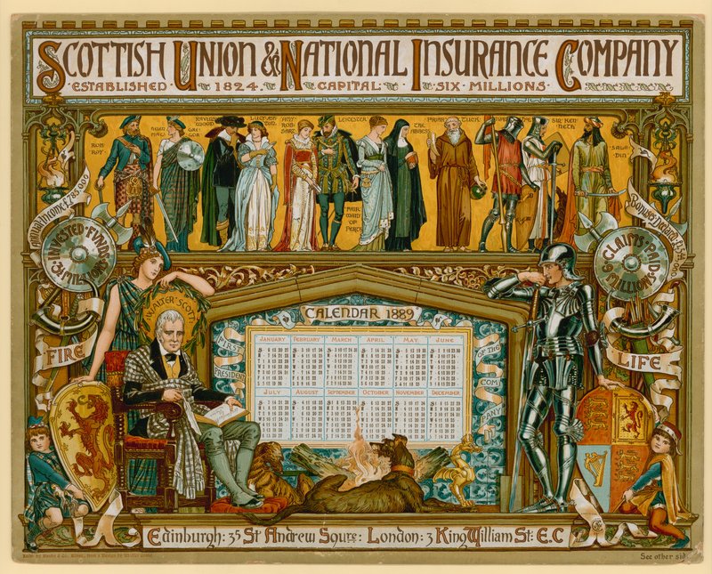Affiche pour Scottish Union & National Insurance Company - English School
