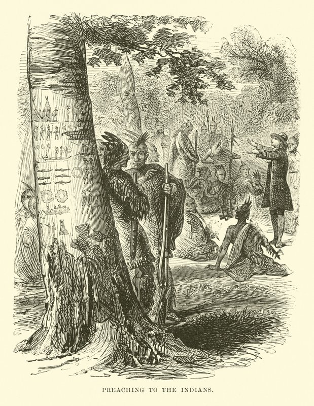 Prédication aux Indiens - English School
