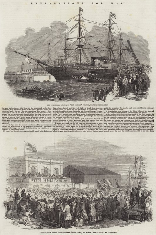 Préparatifs de guerre - English School