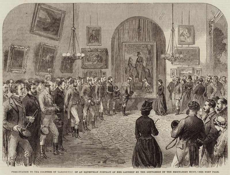 Présentation à la comtesse de Yarborough d