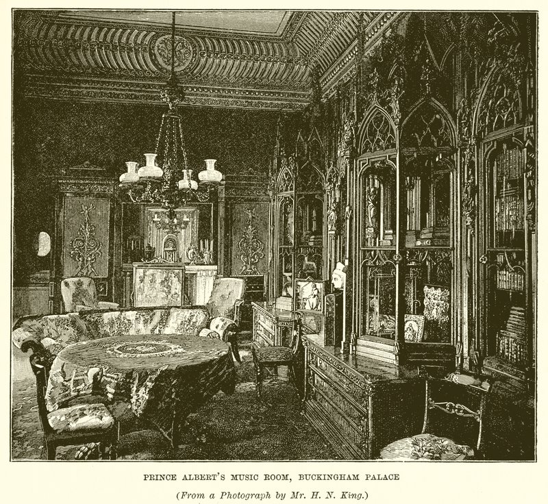 Salle de Musique du Prince Albert, Palais de Buckingham - English School