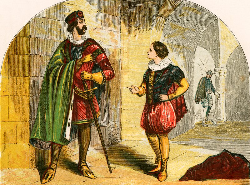 Le prince Arthur demande la couronne de son oncle - English School