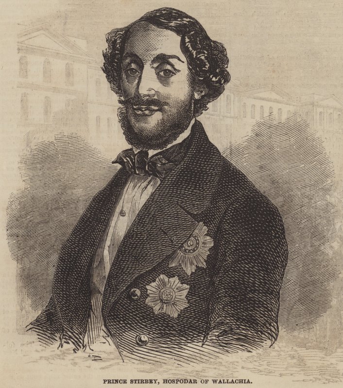 Prince Stirbey, Hospodar de Valachie - English School