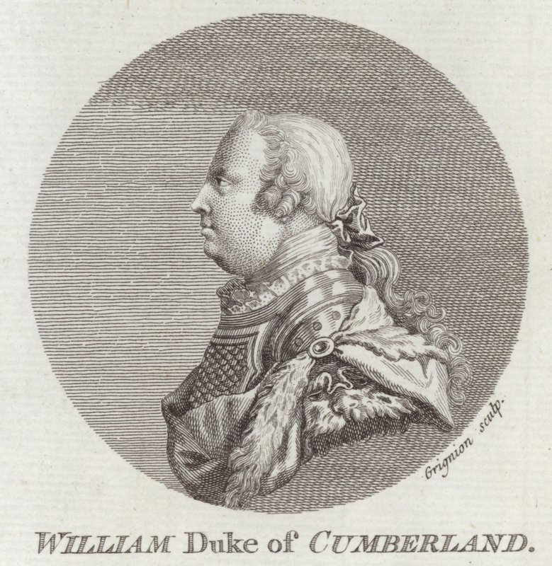 Prince William, duc de Cumberland - English School
