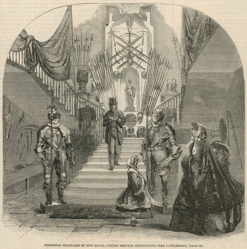 Escalier principal de la Royal United Service Institution - English School