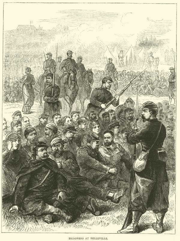 Prisonniers à Belleville, mai 1871 - English School