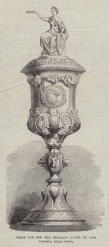 Coupe de Prix pour les Belges donnée par le Victoria Rifle Corps - English School