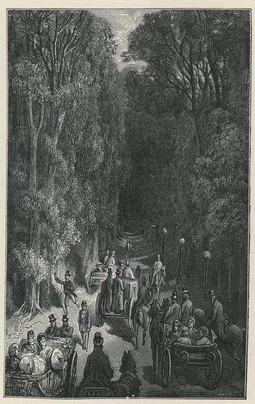 Procession à Holland House, Middlesex - English School