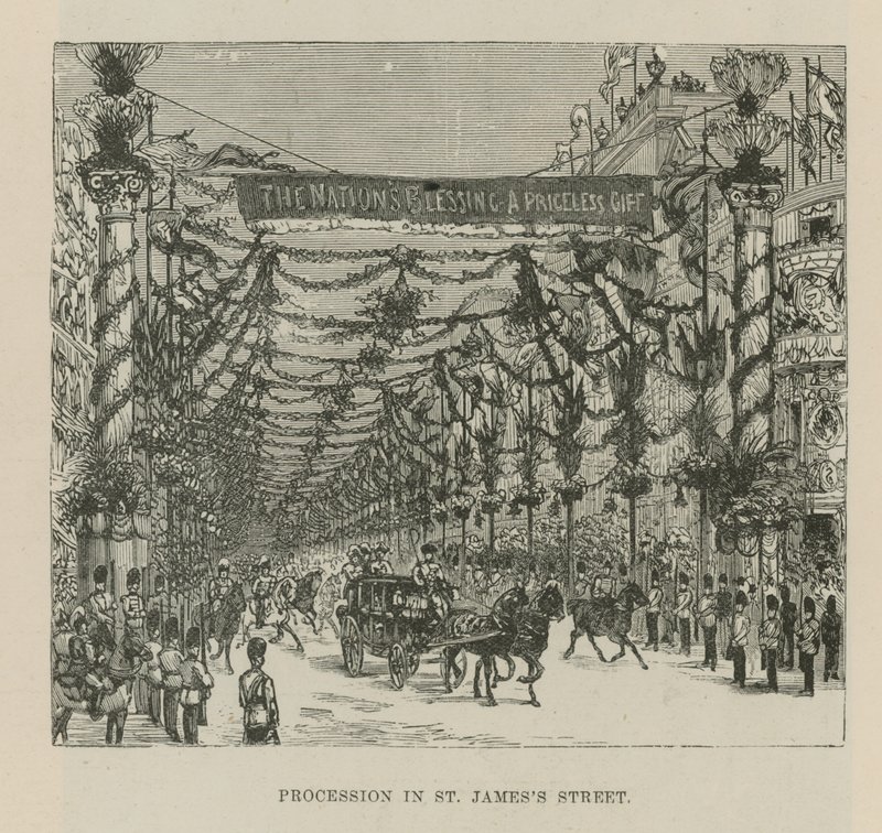 Procession dans St James