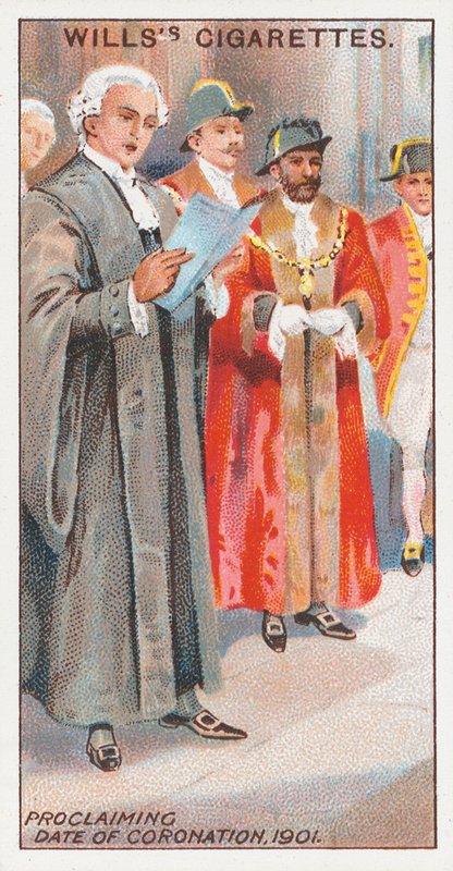 Proclamation de la Date du Couronnement, 1901 - English School