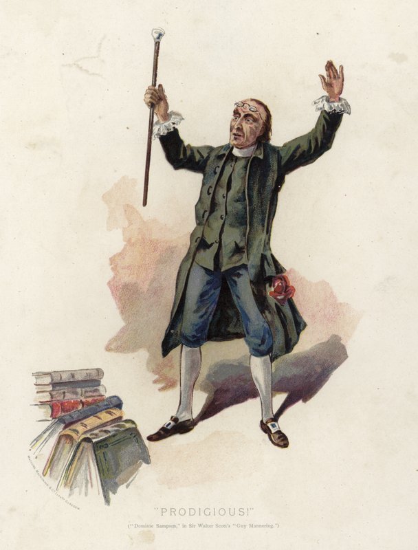 Prodigieux!, Dominic Sampson dans Guy Mannering de Walter Scott - English School