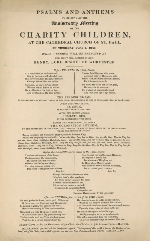 Programme des Psaumes et des Hymnes - English School