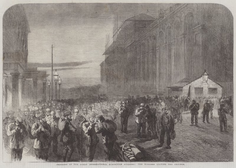 Progrès du grand bâtiment de l