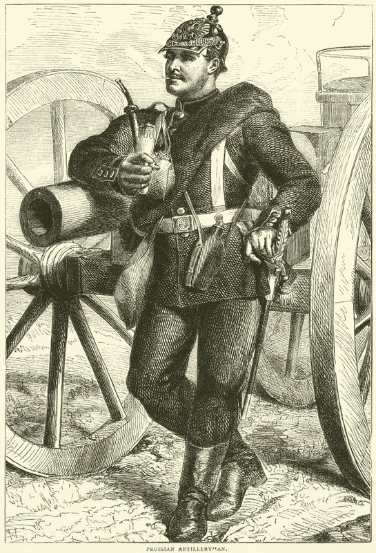 Artilleur prussien, octobre 1870 - English School