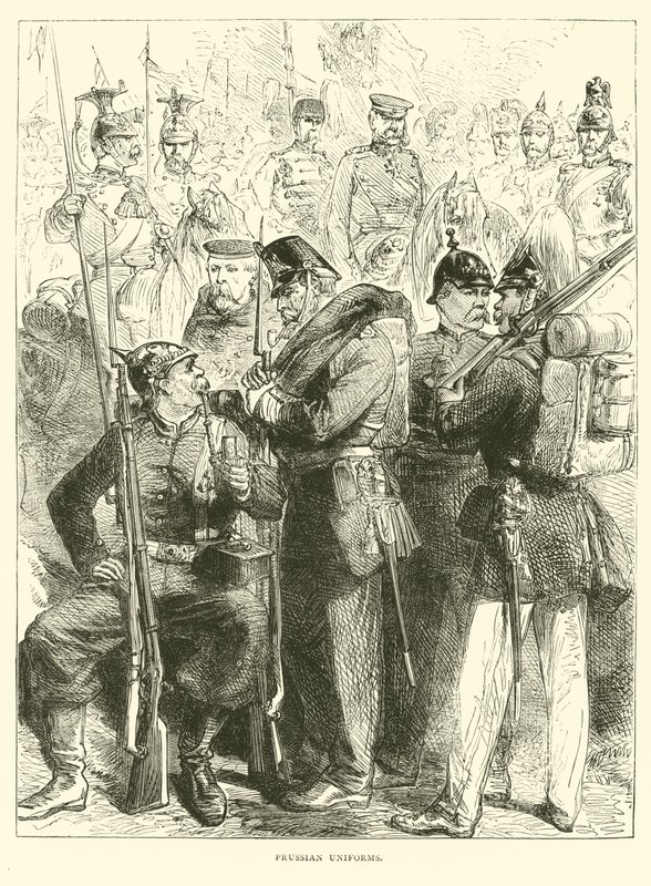Uniformes prussiens, août 1870 - English School