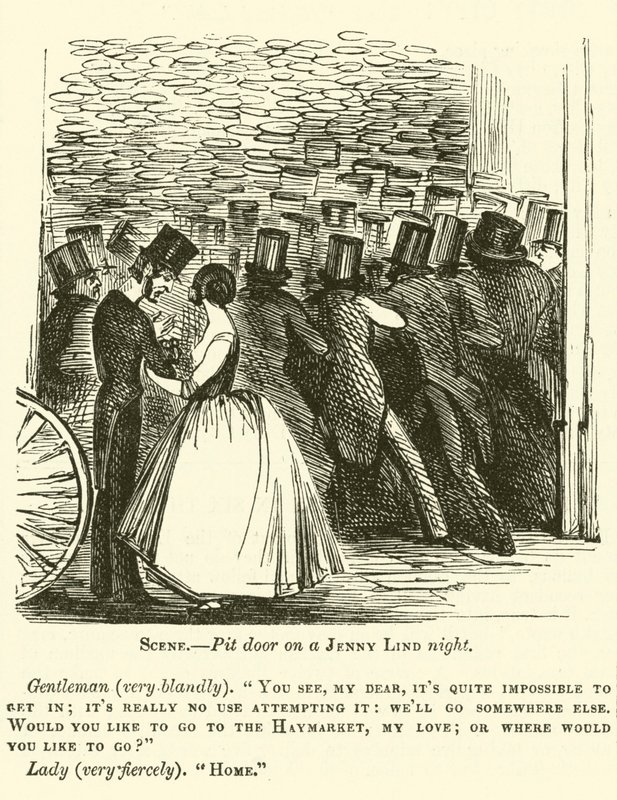 Dessin humoristique : Jenny Lind - English School