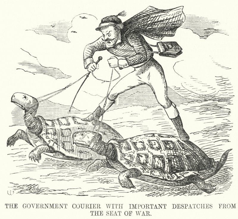 Le Courrier du Gouvernement avec des Dépêches Importantes du Siège de la Guerre - English School